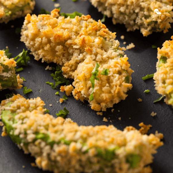 a close up image of avocado fries