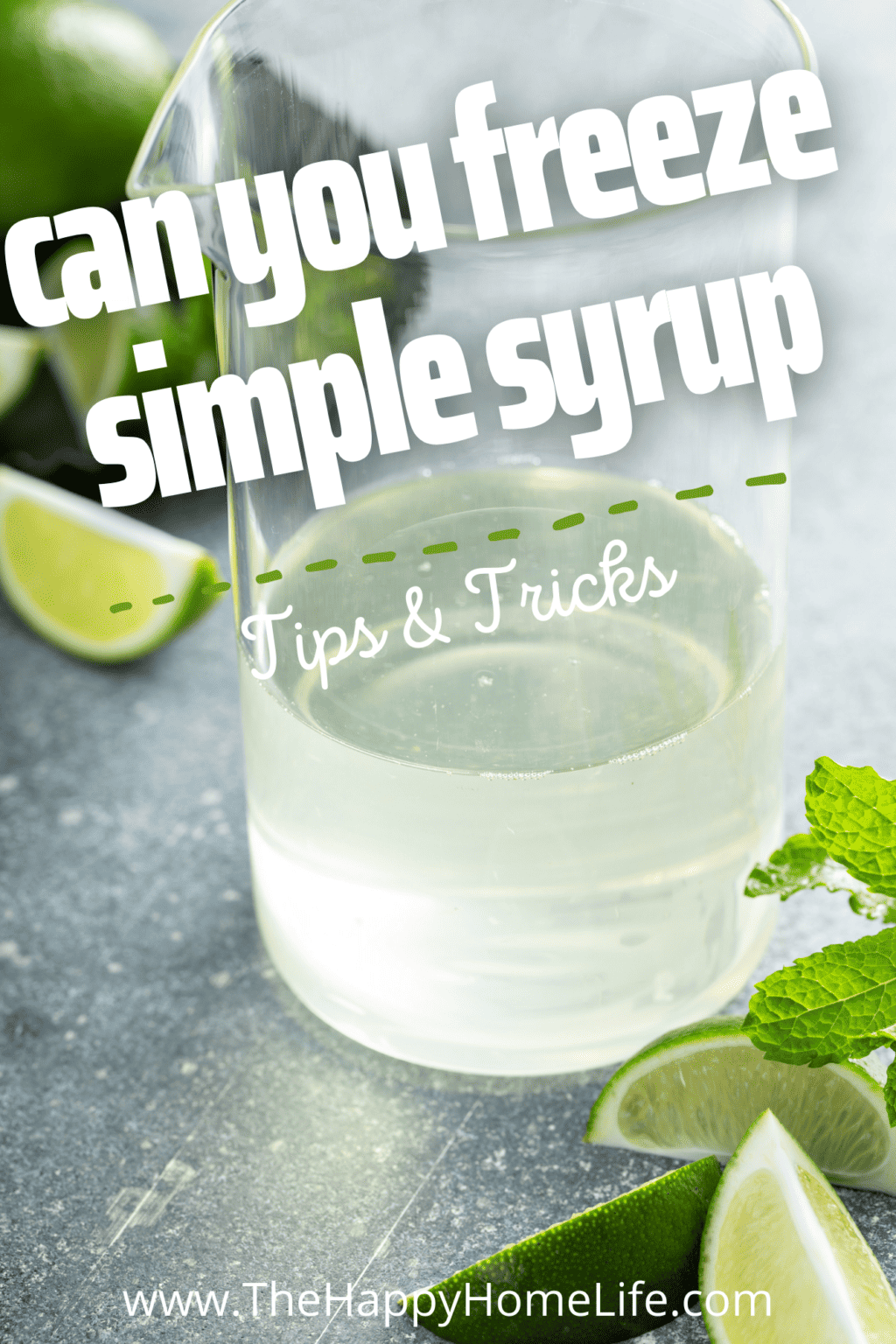Can You Freeze Simple Syrup? The Happy Home Life