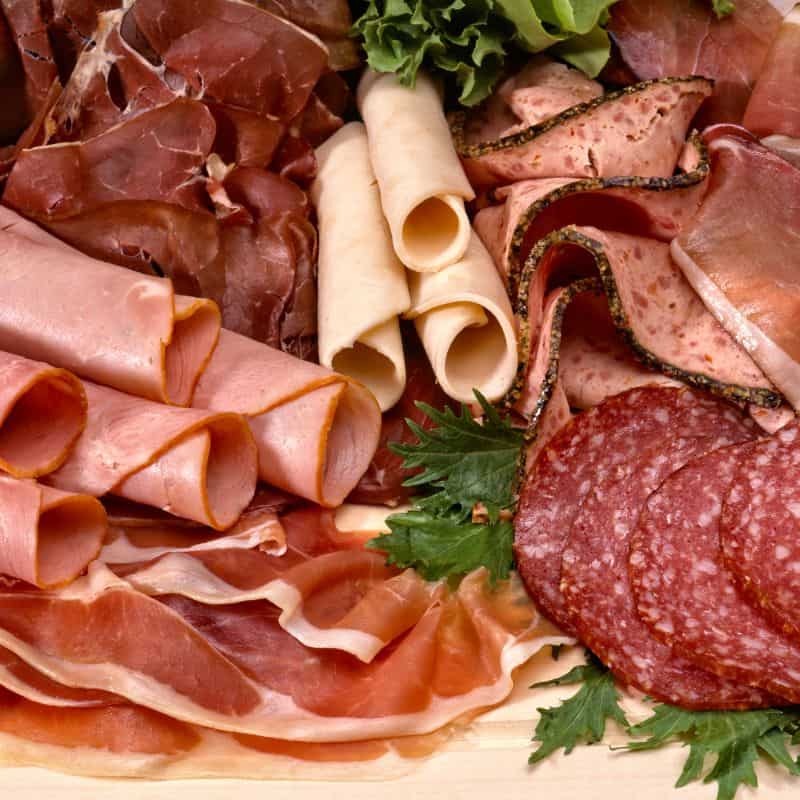 various deli meats
