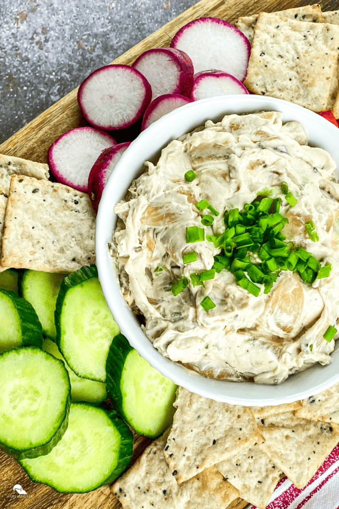 Pin sized Caramelized Onion Dip