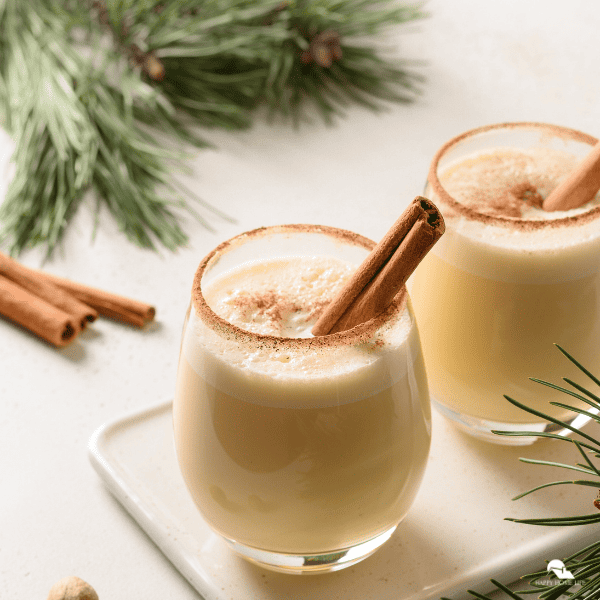 An image of a classic eggnog.