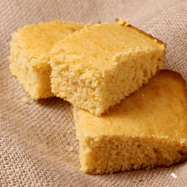 an image of cornbread slices