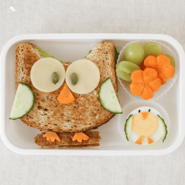 an image of cute decorated snack for kids