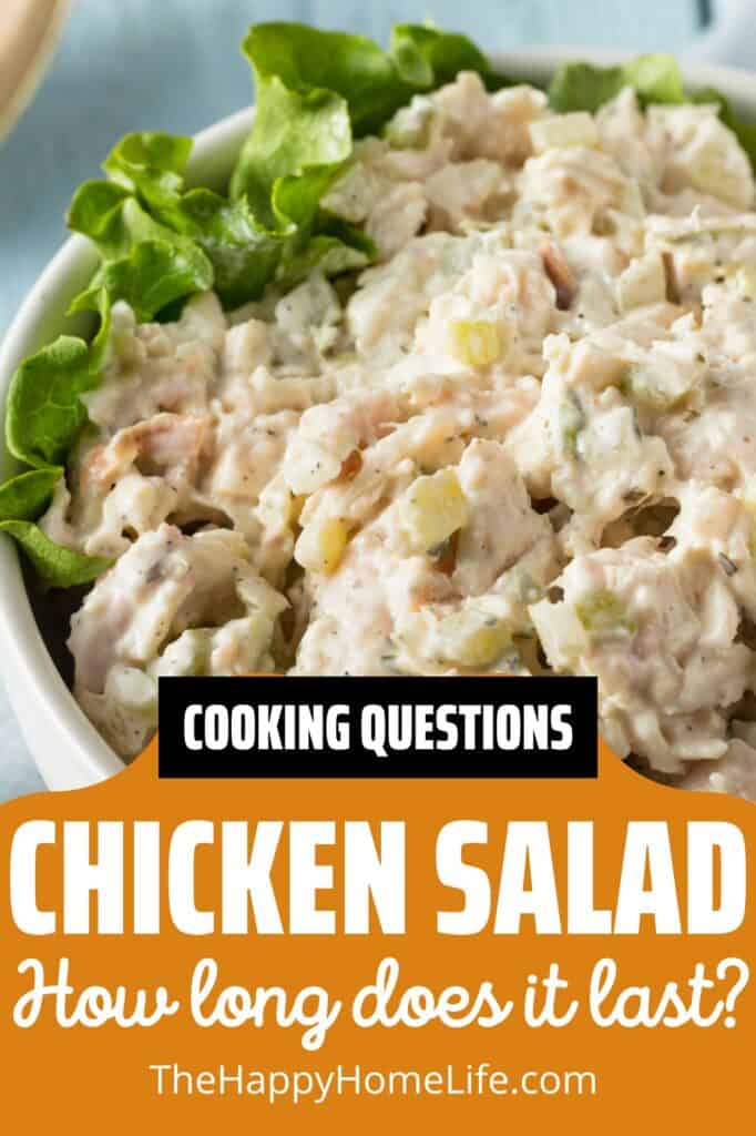 image of chicken salad in a bowl with lettuce