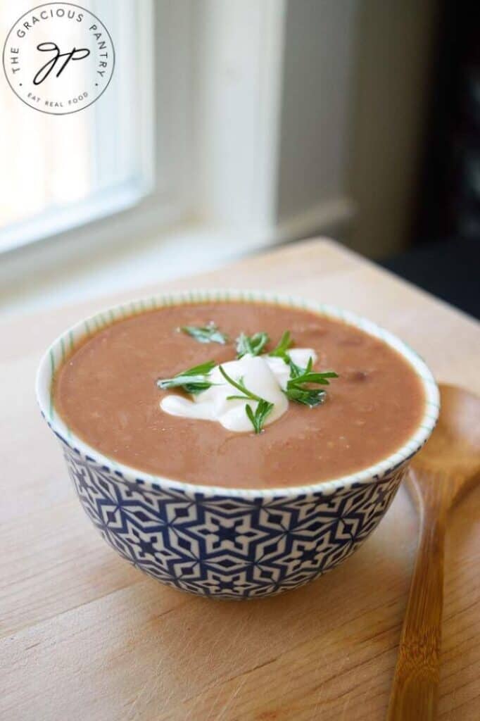 refried bean soup