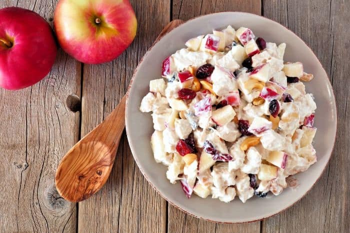 apple cranberry walnut salad