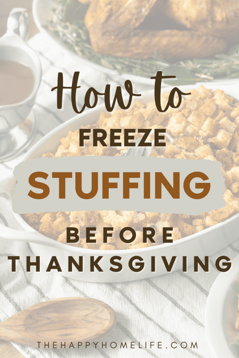 How to Freeze Stuffing Before Thanksgiving: A Complete Guide