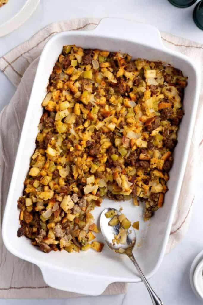 sausage and apple stuffing