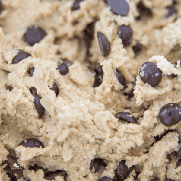 image of raw cookie dough
