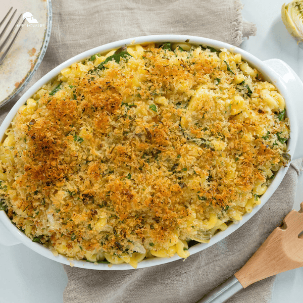 overview image of Spinach Artichoke Mac and Cheese