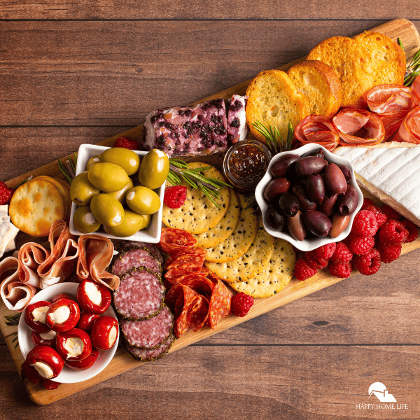 An image of a Cornucopia Cheese Board.