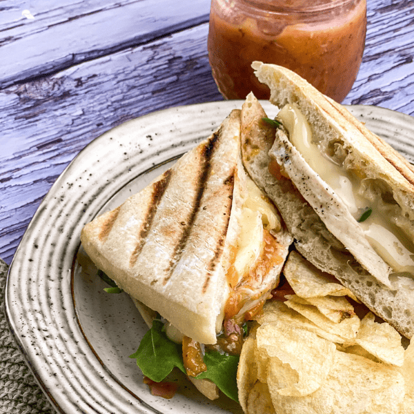 Grilled Chicken & Brie Panini