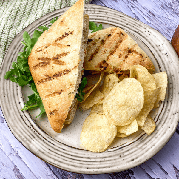 overview image of Grilled Chicken & Brie Panini