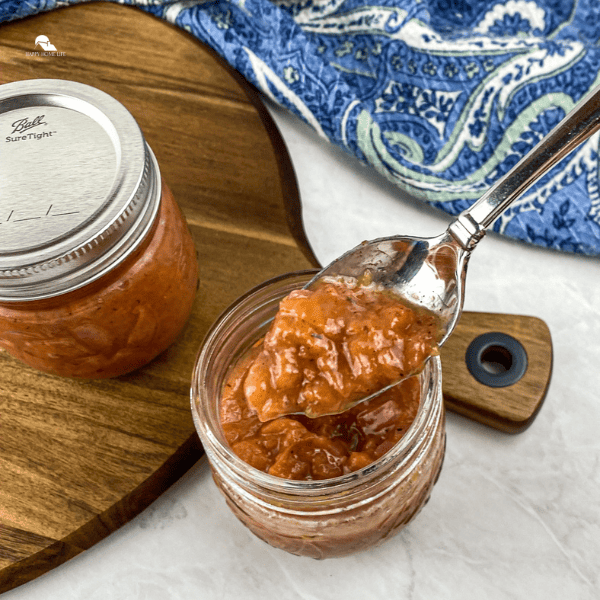 Savory Peach Compote