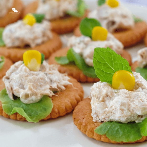 Tuna Salad on Crackers