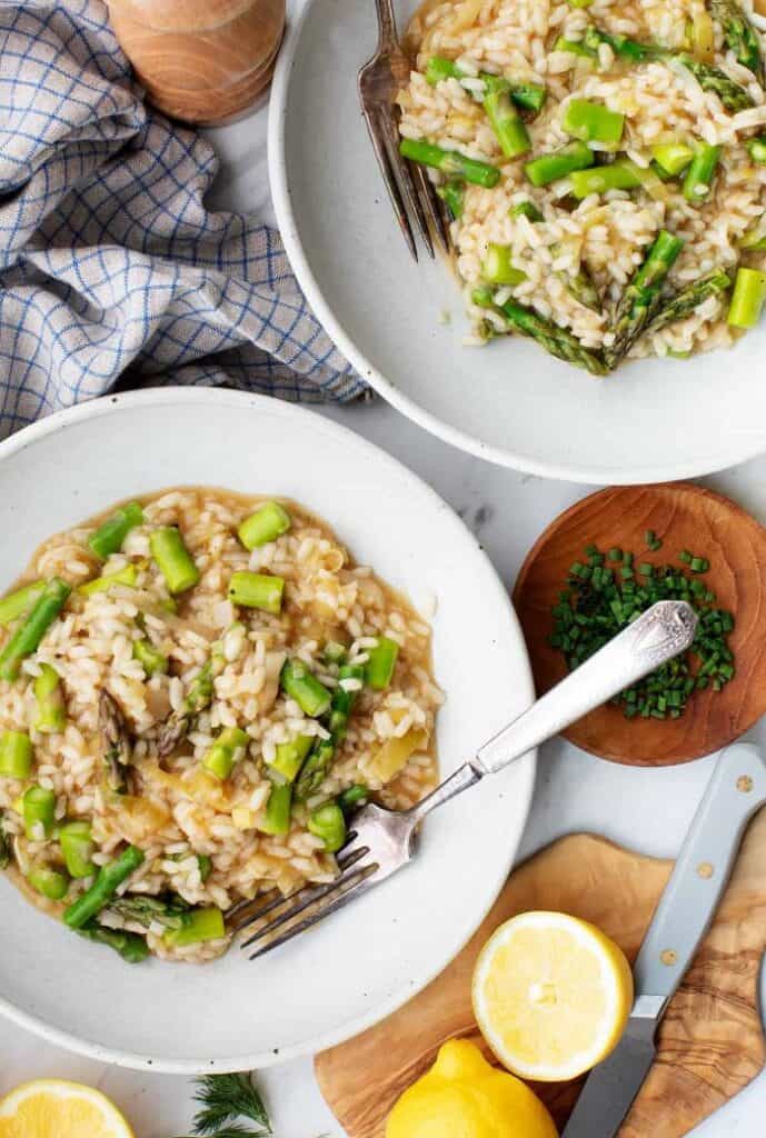 asparagus risotto