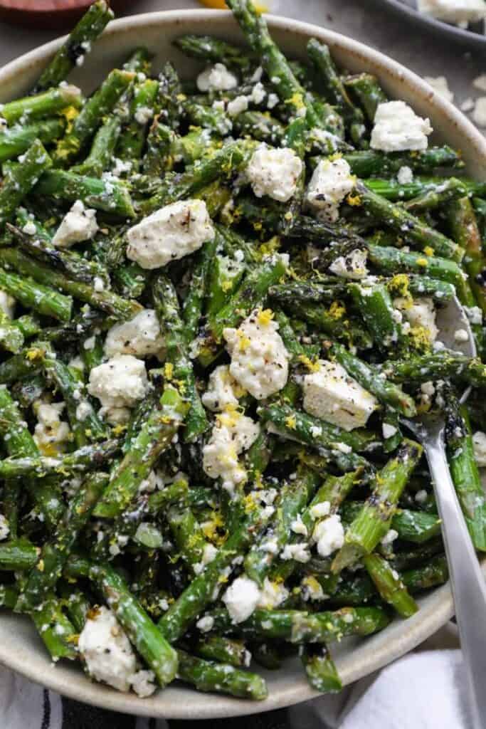 asparagus and feta salad