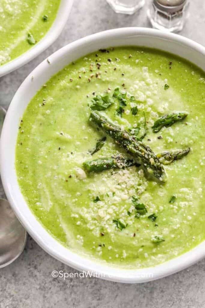 creamy asparagus soup