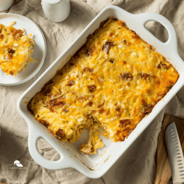 Homemade Bacon Amish Breakfast Casserole