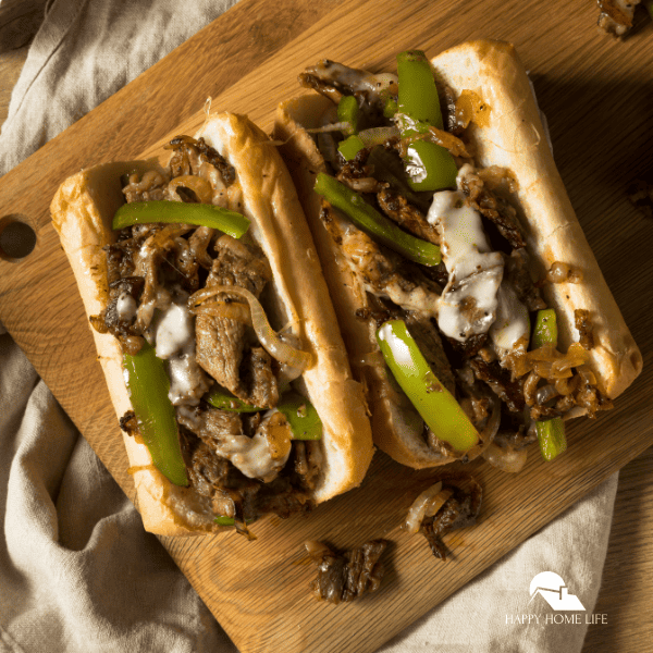 an square image of Philly Cheesesteak