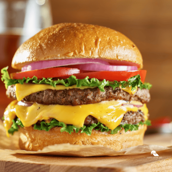 an image of cheesy burger