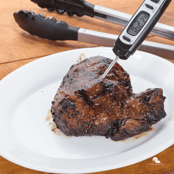 Medium Steak with Thermometer