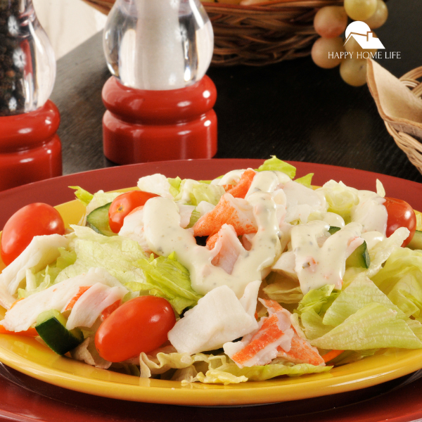 an image of crab salad no mayo