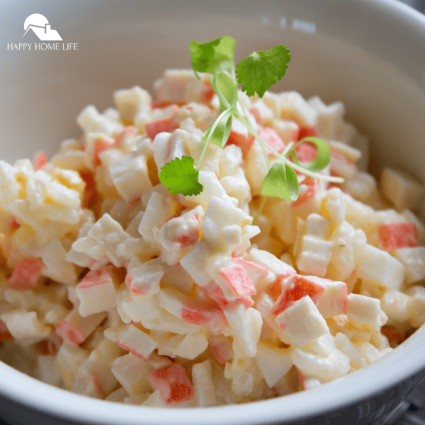 an image of salad with crab