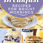 pin collage of lemon breakfast recipes