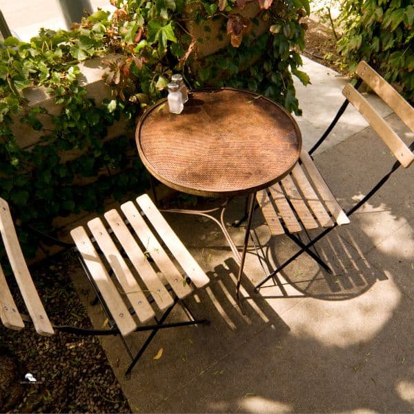 Garden bistro set